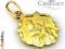 PIĘKNY ZŁOTY MEDALIK - SZKAPLERZ - DWUSTRONNY