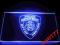 Reklama Neon NYPD prezenter szyld led New York