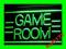 Reklama Neon GAME ROOM prezenter szyld led