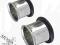 PIERCING TUNEL z pierścieniem , stal 316L,  10mm