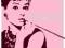 Audrey Hepburn (Cigarello) - plakat 100x140 cm
