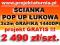 ŚCIANKA POP UP 3x2m ŁUKOWA Z GRAFIKĄ 1440 DPI