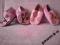 śliczne paputki dla niuni 2 pary