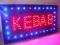 KEBAB GYROS BANER REKLAMA LED NEON SZYLD