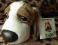 the dog basset hound maskotka, pluszak TANIO! nowy