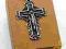 SREBRO Piękny krzyż ażurowy z postacią JEZUSA JJDC
