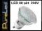 Żarówka halogenowa LED GU10 80pkt 230V! ok 50W!