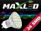 ! ŻARÓWKA DIODOWA GU10 24 SMD + GRATIS