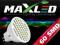 ! ŻARÓWKA DIODOWA MR16 60 SMD LED 12V