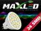! ŻARÓWKA DIODOWA MR16 24 SMD LED 12V