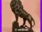 Potężny lew wspaniała rzeźba sygnowany brąz