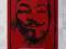 V for Vendetta - plakat 100x70cm - czerwona maska