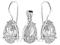 Komplet Srebrny Cyrkonia -fz277-