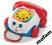 FISHER PRICE____WESOŁY TELEFON ____NA KÓŁKACH