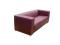 Kanapa, sofa 3osobowa, skóra naturalna kolor BORDO