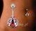 Kolczyk do pępka BIEDRONECZKA LADY BIRD - piercing