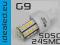 ŻARÓWKA LED G9 24 SMD 5050 230V CIEPŁA HALOGEN