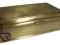 SZKATUŁKA PLATER MOSIĄDZ GŁADKA PROSTA POJEMNA
