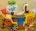 FISHER PRICE LITTLE PEOPLE statek piracki używany