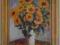 Słoneczniki obraz olejny w ramie