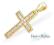 Złoty Krzyżyk z cyrkoniami idealny na Komunię !