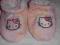 kapcie bamboszki HELLO KITTY  3-6 miesięcy