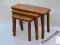 Dębowe stoliki trojaki stolik + stolik +stolik