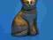 kot figurka bardzo ładna mosiadz