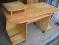 BIURKO KOMPUTEROWE DREWNO SOSNA 100zł !!
