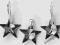 Swarovski Star gwiazdki 20 komplet ~3 kolory~