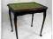 Angielskie  stolik skóra GIĘTE NOGI