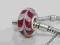 KORALIK MODUŁOWY SREBRO 925 MURANO CHARMS