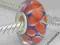 KORALIK MODUŁOWY SREBRO 925 MURANO BEADS