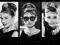 Audrey Hepburn (Triptych) - plakat 91,5x61cm
