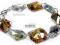 Swarovski Elegancka Bransoletka Golden Moonlight
