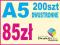 ULOTKI/ULOTKA A5 200 SZT DWUSTRONNE PEŁNY KOLOR