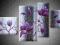 022 obraz purpura malowany MAGNOLIA 120x70 KWIATY