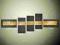 WENGE nowoczesny obraz od MaWelART 5 częsci