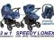 3w1 SPEEDY LONEX + Maxi Cosi CABRIOFIX + akcesoria