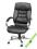 W42 FOTEL BIUROWY OBROTOWY LUSKUSOWY CZARNA SKÓRA