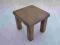 Mały dębowy stoliczek stołek taborecik kwietnik