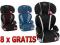 Fotelik 15-36kg GRACO LOGICO X-COMFORT 8xGRATIS