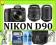 NIKON D90 + 18-55 VR + 55-200VR + 8/16/32GB+ TORBA