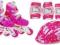 ROLKI 30-33-HELLO KITTY +Ochraniacze -KASK