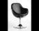 Fotel Black Chic czarne fotele salon meble Modo