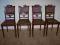 KOMPLET KRZESEŁ PRZEDWOJENNYCH
