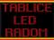 TABLICA LED RADOM 25x70 cm lub inny