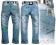 *ewaed*ODLOTOWE JEANSY Z PASKIEM NEW STYLE 110/116