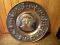 PIĘKNIE TŁOCZONY MIEDZIANY TALERZ OZDOBNY POLECAM