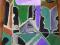 SZTUKA WSPÓŁCZESNA,olej/akryl na papierze 100/70cm